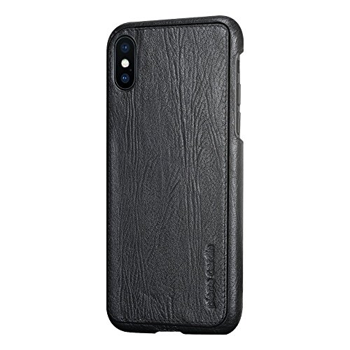 iPhone X Case, Ultra Hybrid Case Pierre Cardin Premium Genuine Leather Protective Back Cover for iPhone 10 (2017) (Brown) RS.1499 (50.00% Off) - Amazon