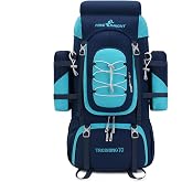 Bseash 70L (65+5) Waterproof Hiking Camping Backpack with Rain Cover for Outdoor Sports Travel Climbing Sightseeing