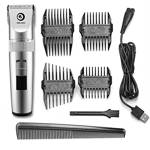 Preisvergleich Produktbild Digoo Bb-T1 Haarschneidemaschine, USB, Keramik, X-Blade