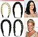 CHUNKY PLAIT HIGH QUALITY PLAITED THICK HEADBAND AVAILABLE IN 14 NATURAL COLOURS