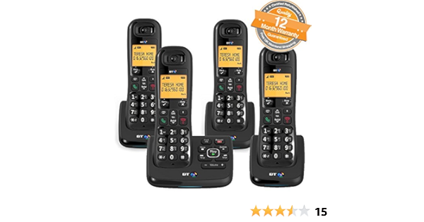 Bt Xd56 Quad Cordless Phones With Answering Machine And Nuisance Call Blocker Amazon Co Uk Electronics Photo
