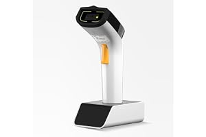 NETUM Trådlös Wi-Fi 2D-streckkodsläsare anslut med TCP UDP nätverksprotokoll, handsfree automatisk avkänning streckkodläsare