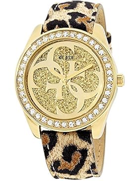 Guess Damen-Armbanduhr Analog Quarz Leder W0627L7