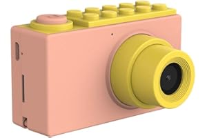 OAXIS myFirst Camera 2 - Color Rosa. Mini cámara Impermeable de 8MP con Grabador de Video HD Ultra-Ligera ¡Capturar Todas Tus Aventuras!