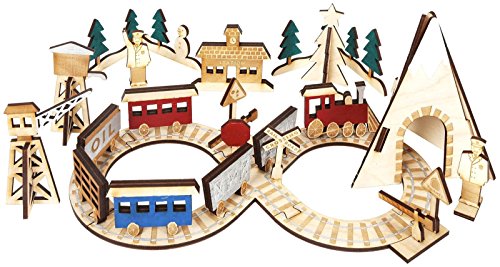 Meri Meri 45-2549 Wooden Train Advent Building Kit by Meri Meri