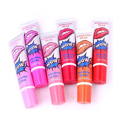 Lalang 6 Farben Wasserdicht nicht verblassen Peel Off Lip Gloss Wasserlippenglanz – Lippenstift - 3