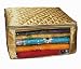 Kuber Industries™ Saree cover Set of 5 Pcs large size in golden satin Wedding Gift RS.1299.00