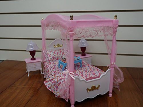 Barbie Size Dollhouse Furniture- Master Bed Room Set