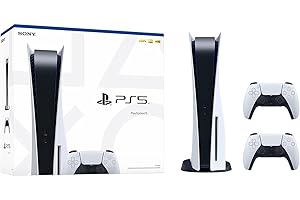 PLAYSTATION_5 Playstation Sony PlayStation PS5 Konsole Standardkonsole (mit Laufwerk) inkl. 2x Dualsense-Controller Kompatibel mit PS5
