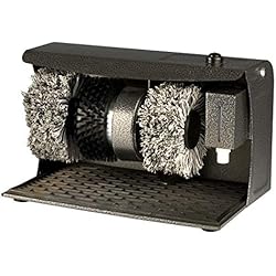 Team Kalorik Brosse à Chaussures, Brosse Poil Dur, Brosses Poil Souple, 120 W, Graphite, TKG SP 2
