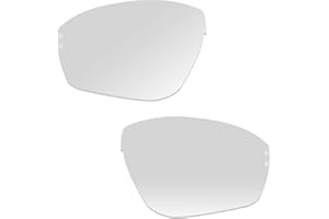 ‎KOBELFEIN. Ersatzgläser für adidas Evil Eye Halfrim und Pro a167 a181 a402 ad07 ad08 Gr. L (clear Antifog)