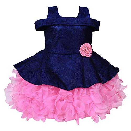 Wish Karo Baby Girls Scuba Party Wear Frock Dress - (bxa176bp_12-18 Months_Baby Pink) RS.699 (77.00% Off) - Amazon