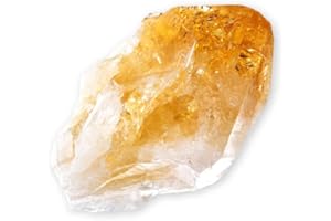 TENET - pietra grezza naturale per cristalloterapia meditazione reiki (PUNTA DI QUARZO CITRINO MADERA)