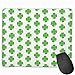 Produktbild BAOQIN Mauspad,Mouse Pad Four Leaf Clover Seamless Art Rectangle Rubber Mousepad 8.66 X 7.09 Inch Gaming Mouse Pad with Black Lock Edge