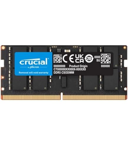 Crucial メモリー DDR5 5200 32GB 2枚 合計64GB ② Amazon.in: Buy Crucial 64GB Kit (2x32GB) DDR5-5200 SODIMM