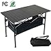 Produktbild RISILAYS Aluminium Klapptisch Campingtisch Multifunktionstisch Camping Wandern Reisen Picknick Sonstige Indoor-Outdoor Aktivitäten (95x 55x50cm)