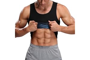 DUROFIT Sweat Sauna Vest Men Workout Tank Top Waist Trainer Compression Sweat Enhancing Vest