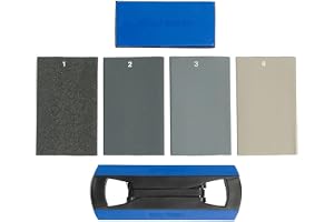 MusicNomad Tracers Fret Easers MN860 Efterbehandlingssats för slipning, polering och finpolering efter profilering, justering
