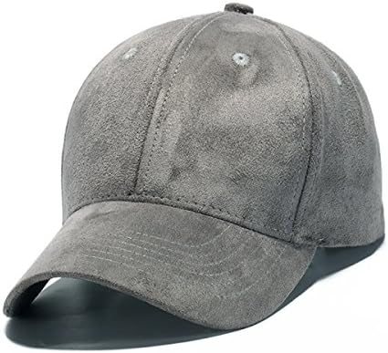 Men's Women's Baseball Caps Sports Outdoors Imitation Cashmere Adjust Hats,Grey-OneSize