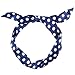 Produktbild Draht-kopfband Stylisch Retro Kabel Haarband Damen Kopf Haarband - Große Punkte Marine & weiß