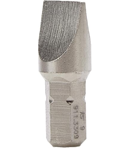 Punta Per Cacciavite A Fessura 1/4 Esagonale – Set Misure Da 3 A 10mm, Lunghezze 25-90mm, Acciaio Cr-Mo