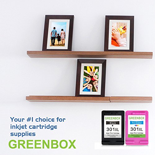 2 Paquetes GREENBOX Reciclado HP 301 XL 301XL Cartuchos De Tinta Reemplazo  1x negro  1x color  por HP Deskjet 1000  HP Deskjet 1010  HP Deskjet 3000  HP Officejet 2620  HP Officejet 4630  HP Deskjet 1050  HP Deskjet 1050A  HP Deskjet 1510  HP Deskjet 2050  HP Deskjet 2050A  HP Deskjet 2510  HP Deskjet 2540  HP Deskjet 3050  HP Deskjet 3050A  HP ENVY 4500  HP ENVY 4504  HP ENVY 5530