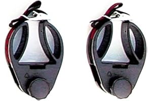 ‎ATERA Atera 089501 Skihalter Dachträger - Universalgreifer - Träger für Langlaufski, Masthalter, Paddelhalter schwarz - 2 Stück