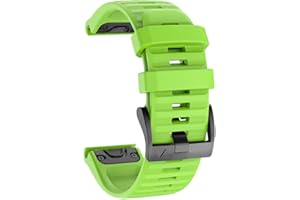 ISABAKE Cinturino per Garmin Fenix 6/6 Pro, QuickFit 22 mm, in silicone, compatibile con Fenix 5/5 Plus, Forerunner 935/945, Approach S60, Quatix 5