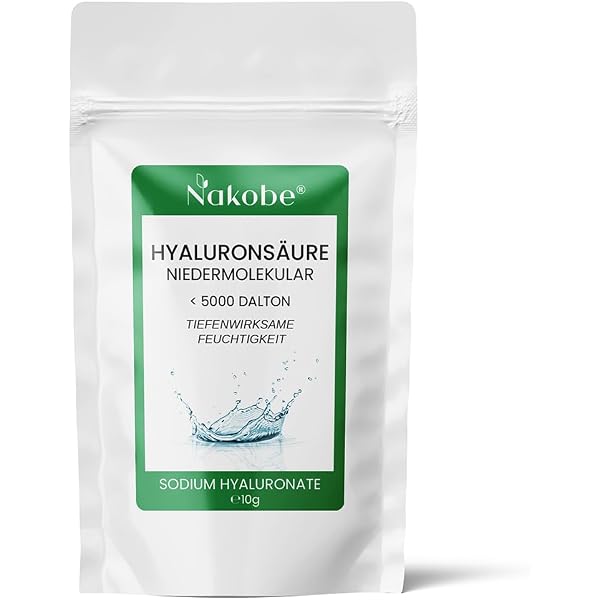 Sala Hyaluronsäure Niedermolekular - 1 G Beutel, Für Cremes & Körperlotionen, INCI: Hyaluronic Acid