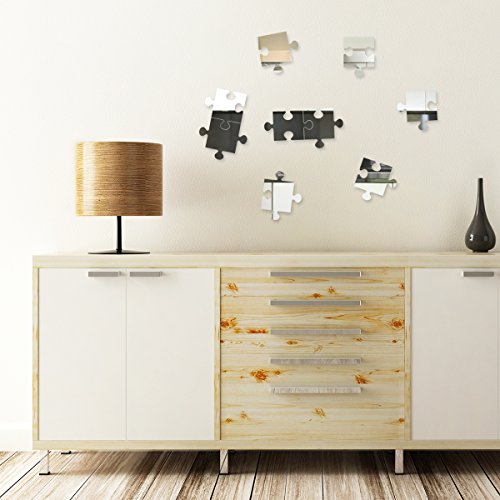Wandkings Acrylglas Spiegel „Puzzle“ – 9 Puzzelteile inkl. Klebepunkte - 4