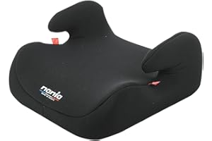 Siège auto rehausseur bas TOPO groupe 2/3 (15-36kg) - fabriqué en France - Nania (Noir)