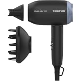 Taurus Studio Glow 1500 Travel Hair Dryer 1400W, Foldable, Bi-Volt | Only 320g, DC motor, dual voltage 110-240V and 1.8m cabl