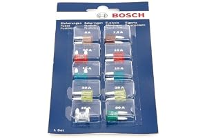 Bosch Automotive ‎1987529038 Bezpieczniki, Wielokolorowy, 10 Elementów