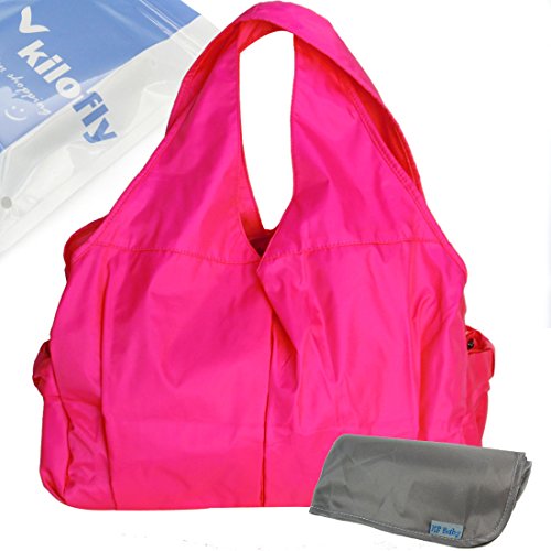 Preisvergleich Produktbild KF Baby Urbane Wickeltasche (Hot Pink) + Wickelunterlage Wert Combo