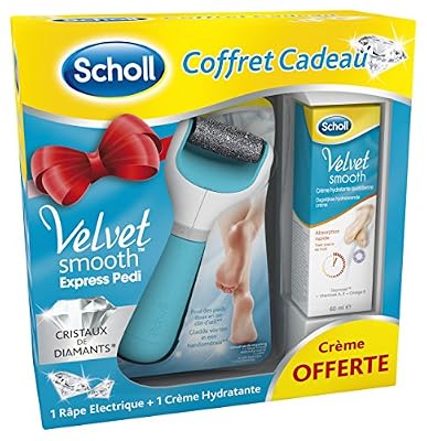 Scholl Scholl - Velvet Smooth Coffret Râpe Electrique + Crème Hydratante 60 ml
