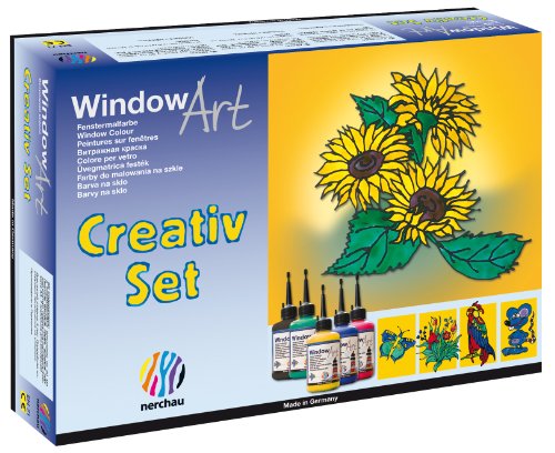 Nerchau 218305-Window Art 5-er Set, 5 x 80 ml