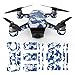Price comparison product image Bescita For DJI Spark Mini Drone Stickers, Dji Drone Waterproof Decal Skins Wrap Sticker Body Protector (Pattern B)