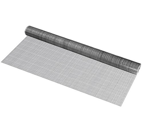 [pro.tec] Drahtgitter (4-Eck)(1m x 5m)(verzinkt) Schweißgitter Volierendraht Maschendraht Zaun - 2