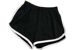 FM2018XSL Pantalones Cortos Deportivos Mujer Verano, Pantalones Cortos Suelto y Cómodo de Algodón, Adecuados para Yoga y Danza, con Cintura Elástica S-XXL