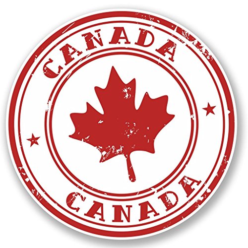 2 x Kanada Vinyl Aufkleber Aufkleber Laptop Reise Gepäck Auto Ipad Schild Fun # 4539 - 10cm/100mm Wide