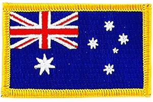 Akacha Patch écusson brodé Drapeau Australie Australien thermocollant Insigne Backpack