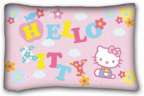 Generic Personalized ( Animals ferret muzzles spotted lying ) Standard Size Pillowcase for Hair &amp; Facial Beauty Size 20x30 Inches suitable for X-Long Twin-bed -  Beige -