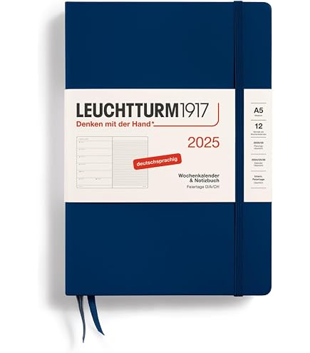 Agenda Semainier 2026 LEUCHTTURM1917 - Format A5, Couverture Souple Rising Sun - Français - 9