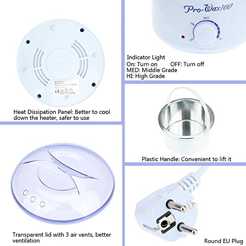 Wachserhitzer für Enthaarungswachs, mit Wachs gratis - 3