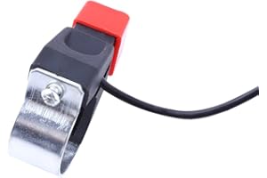 LANTRO JS Universal Dirt Bike Switch, Momentary (Button) Switch, Red, ON-NONE-ON Operation, 22mm Handlebar