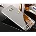 Produktbild Sycode Galaxy S7 Edge Spiegel Hülle,Galaxy S7 Edge Handyhülle,Silikon Make Up Spiegel Weich Handy Tasche für Samsung Galaxy S7 Edge-Silber