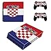 Produktbild Playstation 4 Pro Konsole + 2 Controller Design Schutzfolie Skin Faceplates Schutz Folie Motiv Kroatien PS4 PS 4 ( Herstellung in Deutschland )