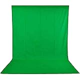 SONIA Professional Backdrop for Photography Background Stand Green Screen for Photo Light Studio Accurate 8x12 Ft for Chromak