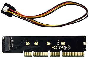 Xiwai NGFF M.2 M-Key NVME AHCI SSD auf PCI-E 3.0 16X 8X 4X Power Adapter Low Profile Höhe 3cm für 110mm 80mm SSD 1U Server