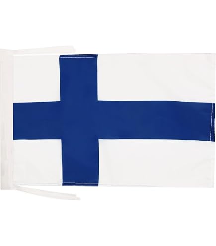 Flagge Finnland – 30 X 45 Cm, Polyester, Wetterfest, Beidseitig Bedruckt
